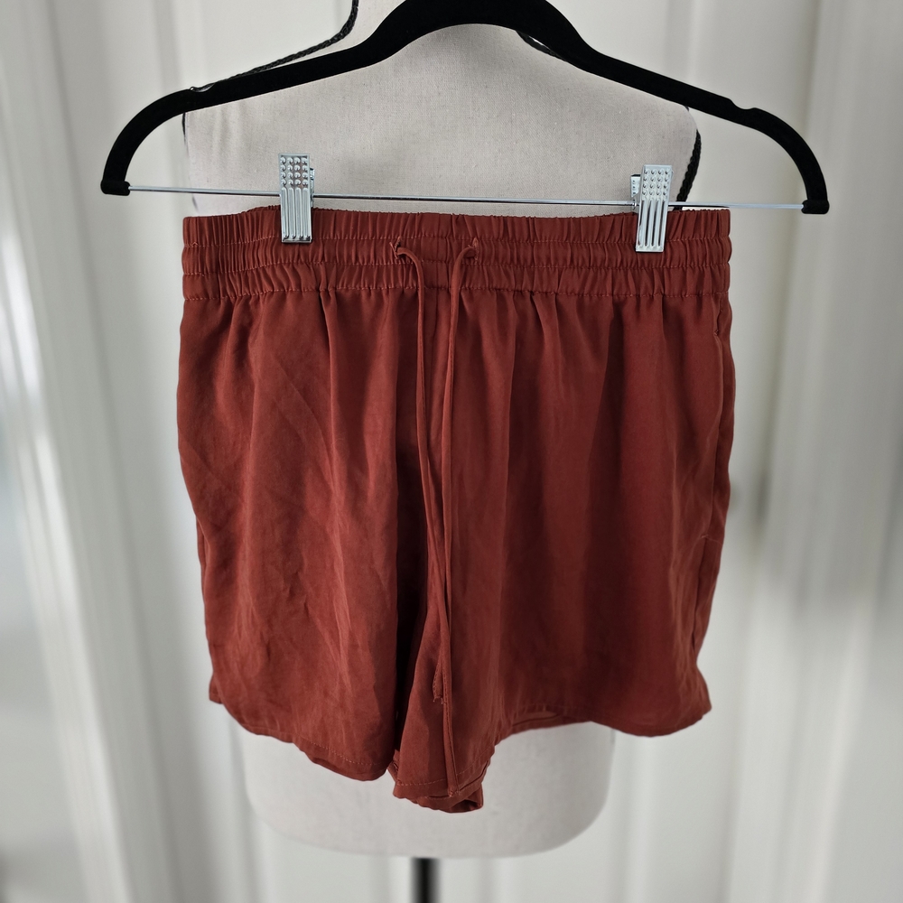 Dynamite High Waist Rust Shorts